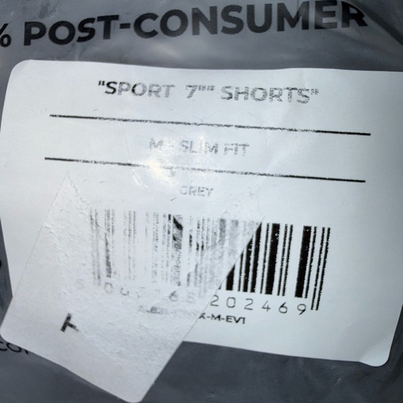 Gymshark Charcoal Athletic Shorts - Picture 9 of 10